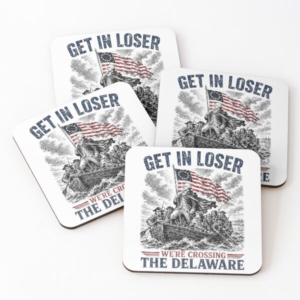 Item preview, Vintage Get In Loser We’re Crossing The Delaware 4th Of July  designed and sold by Harmontal.
