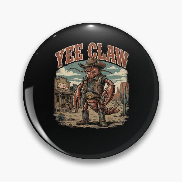 Item preview, YEE CLAW Wild West crawfish Cowboy Pun designed and sold by snowry.