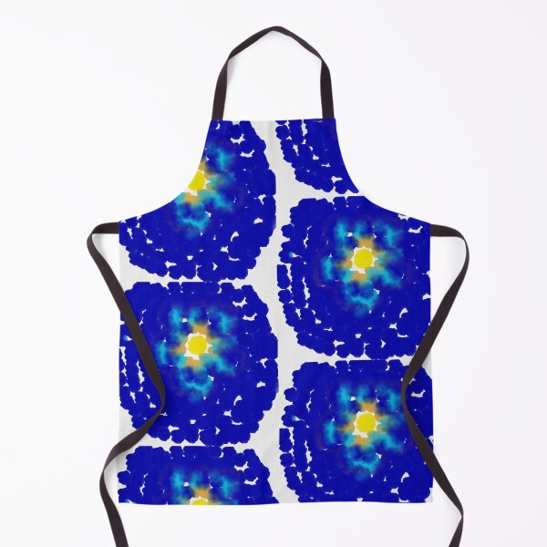 Item preview, Abstract Blue Floral Mandala Digital Watercolor on Paper designed and sold by BalkanBloom.