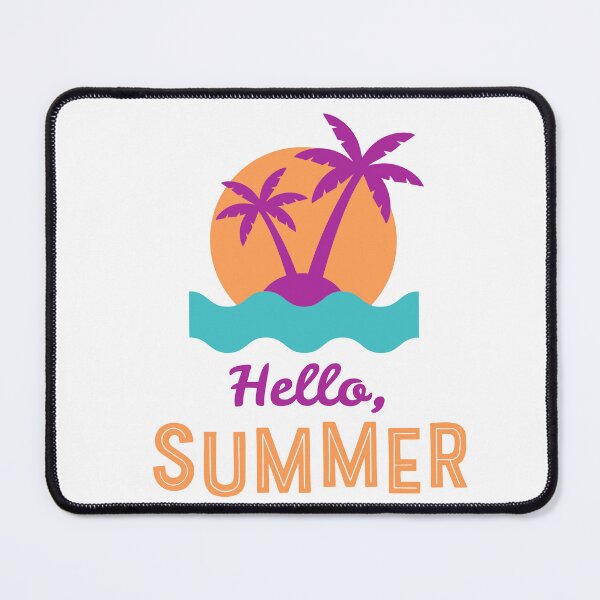 Item preview, Hello Sun – Tropical Island Coconut Tree Sunset Design designed and sold by LettersCrafted.
