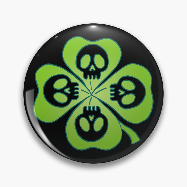 Item preview, Skulls and four-leaf clovers designed and sold by Lagueny.
