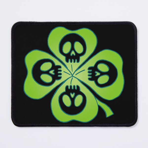 Item preview, Skulls and four-leaf clovers designed and sold by Lagueny.