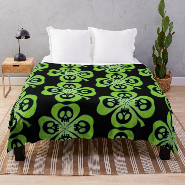 Item preview, Skulls and four-leaf clovers designed and sold by Lagueny.