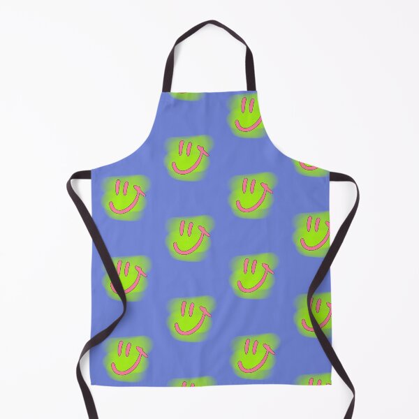Item preview, Pink Smiley Face Neon Green Background Kawaii designed and sold by AstronautMerch.