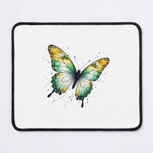 Item preview, Watercolor Butterfly Skoliosexual Pride Flag Art designed and sold by DuckOddity.