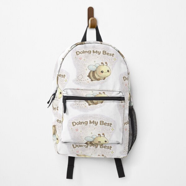Item preview, Tiny Bee – Doing My Best | Cute Motivational Kawaii Bee designed and sold by Clothes With Smiling Animals Walt Gral.