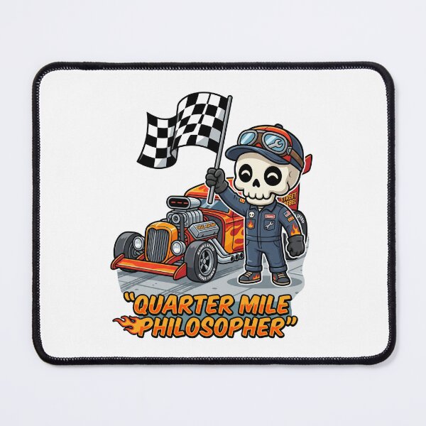 Item preview, Cute Retro Hotrod Skeleton designed and sold by TJHTTAUTOARTS.