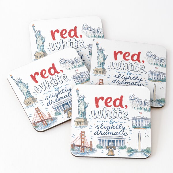 Item preview, Red White And Slightly Dramatic designed and sold by bookclubpress.