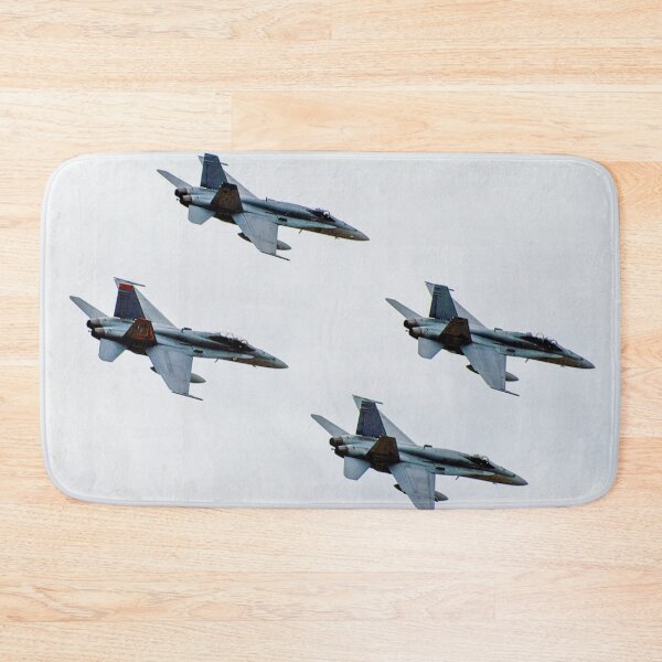 Item preview, F/A-18 Hornet Flight Formation | Dynamic Military Jet Squadron Fine Art Print designed and sold by Ross.A.Campbell.