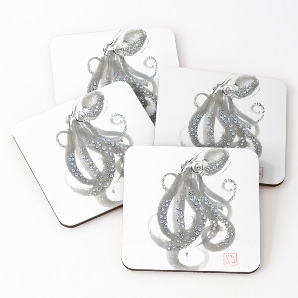Item preview, grey octopus designed and sold by pechane.