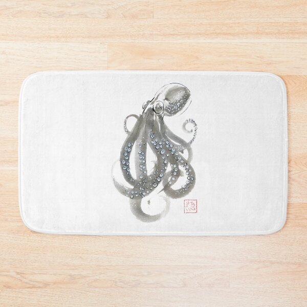 Item preview, grey octopus designed and sold by pechane.