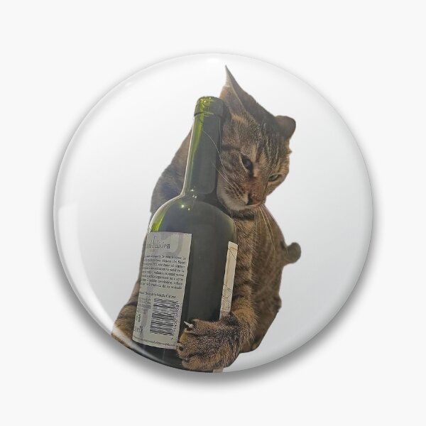 Item preview, Wine Fiend Cat designed and sold by coffee with ice.