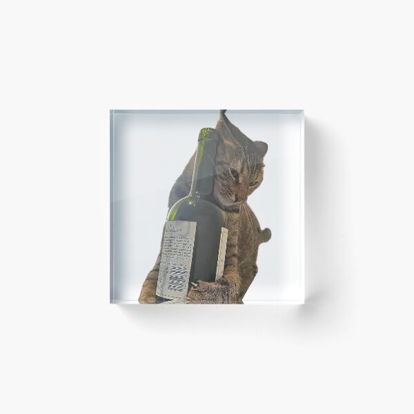 Item preview, Wine Fiend Cat designed and sold by coffee with ice.