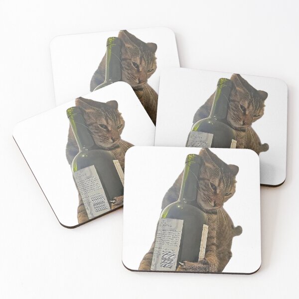 Artikelvorschau, Weinliebhaber-Katze entworfen und verkauft von coffee with ice.