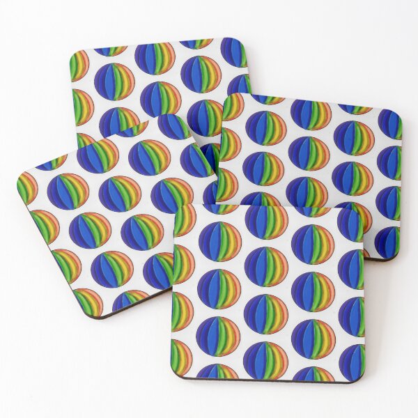 Item preview, Adorable optical illusion in rainbow sphere ball Vibrant aura designed and sold by Shukasya-Arts.