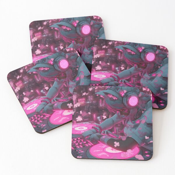 Item preview,  "Kitsune DJ Sakura – Nine-Tailed Cyberpunk Fox DJ Neo Tokyo" designed and sold by Neo Tokio.