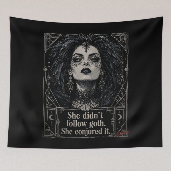 Item preview, Siouxsie Sioux Gothic Art Deco Portrait designed and sold by Artisticanvas.