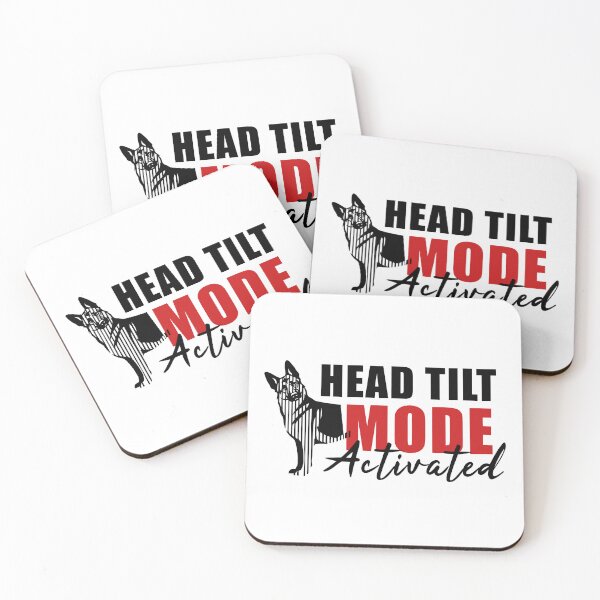 Item preview, GSD Head Tilt Mode Activated - Minimalist Dog linear silhouette designed and sold by Pfotenfaden.