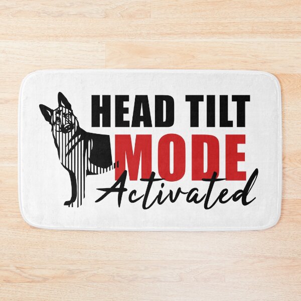Item preview, GSD Head Tilt Mode Activated - Minimalist Dog linear silhouette designed and sold by Pfotenfaden.