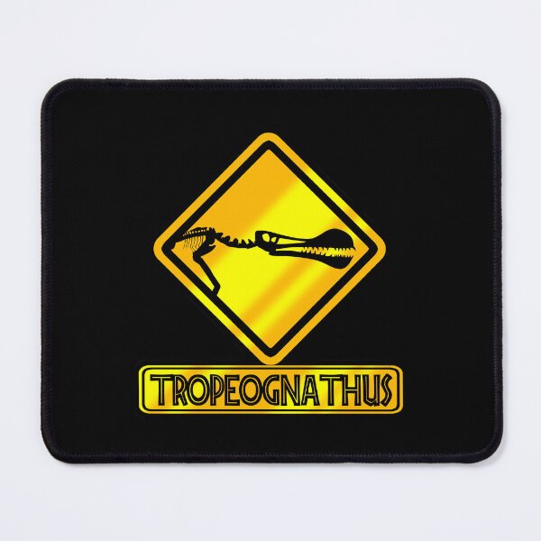 Item preview, Tropeognathus Crossing – Prehistoric Pterosaur Fossil Sign designed and sold by Grimtech Workshop.