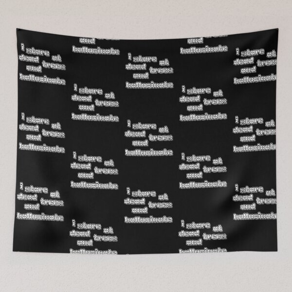 Item preview, I Stare at Dead Trees and Hallucinate – Surreal Grunge Quote designed and sold by Snedsdigital.