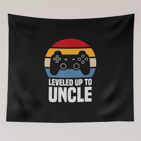 Item preview, Retro Gamer Uncle Loading Announcement with Vintage Controller Sunset designed and sold by FGTV2021.