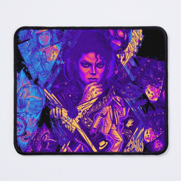 Item preview, Michael Jackson Vintage Collage Poster | Thriller Era Music Artwork designed and sold by TRENDORART.