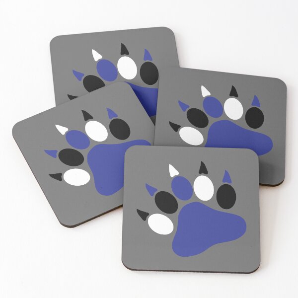 Item preview, Gay Bear Leather Pride Paw Print designed and sold by CreativeTwins.