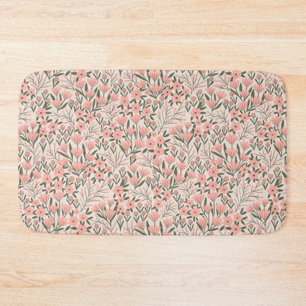 Item preview, Pink wildflower meadow | Soft cottagecore floral designed and sold by Illustrated by Nat.