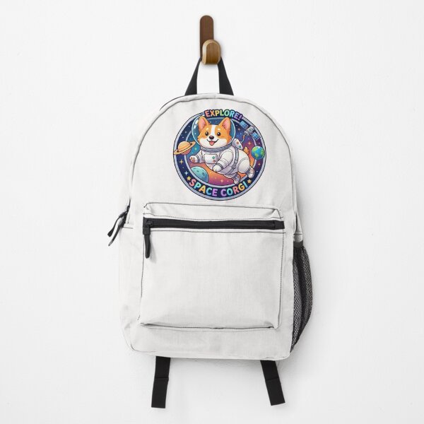 Item preview, Cute Astronaut Dog Floating in Space in white background designed and sold by Nosyla Ink.