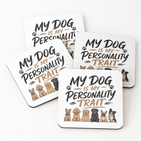 Item preview, My Dog Is My Personality Trait Funny Dog Lover Shirt designed and sold by Safe Haven Pets.