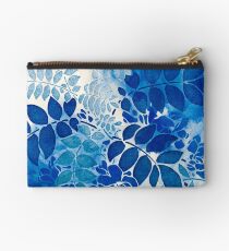 Blumenstrauß bleu abstrai / abstrakter blauer Blumenstrauß Täschchen