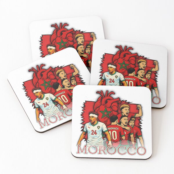 Item preview, Morocco Football Team Retro designed and sold by re2m.