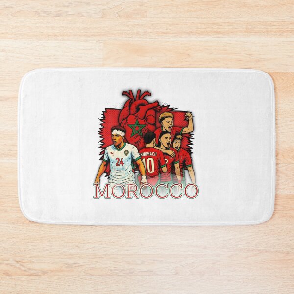 Item preview, Morocco Football Team Retro designed and sold by re2m.