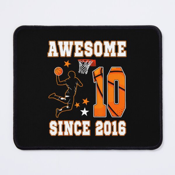 Item preview, Awesome Since 2016 Basketball Birthday For 10 Year Old Boys designed and sold by allistermariam.