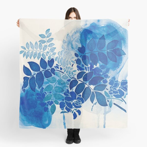 Aperçu de l'œuvre bouquet bleu abstrai/abstract blue bouquet créée et vendue par clemfloral.