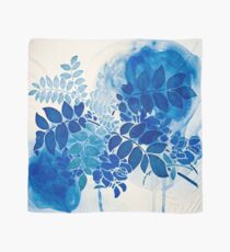 Blumenstrauß bleu abstrai / abstrakter blauer Blumenstrauß Tuch