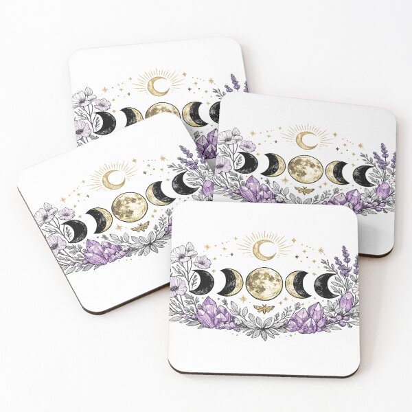 Item preview, Moonlit Botanica: Witchy Lunar Garden designed and sold by slikar.