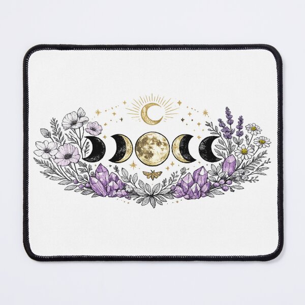 Item preview, Moonlit Botanica: Witchy Lunar Garden designed and sold by slikar.