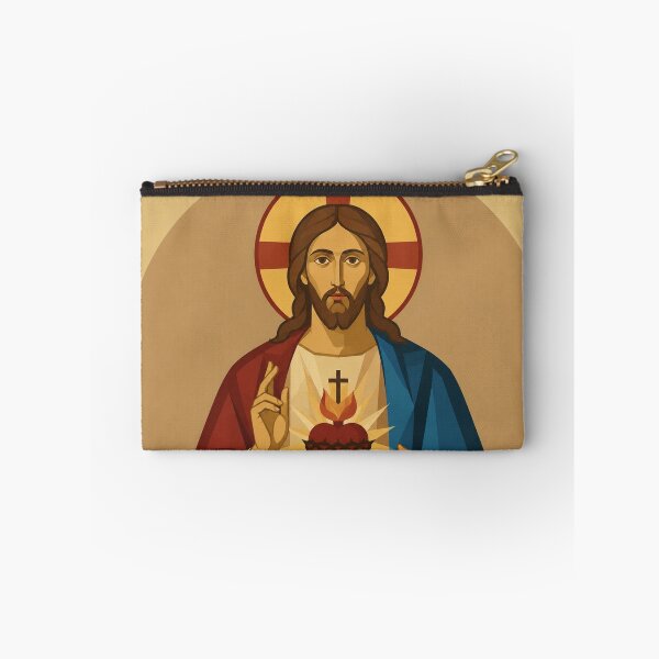 Item preview, Sacred Heart of Jesus Icon by Leonid R. Bozio designed and sold by The Great  Art.