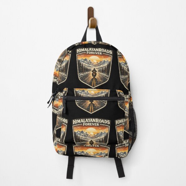 Item preview, Himalayan Roads Forever Motorcycle Adventure Rider Vintage Travel Design designed and sold by Globalcitytees.
