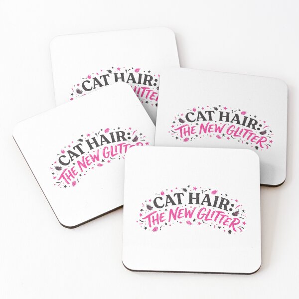 Item preview, Cat Hair The New Glitter Funny Cat Mom Shirt designed and sold by Safe Haven Pets.