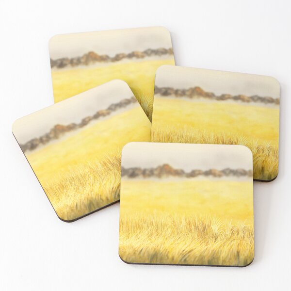 Item preview, Golden Grass Meets Ancient Mountains designed and sold by alandodrawing.