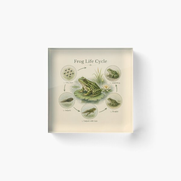 Item preview, Frog Life Cycle Nature Chart designed and sold by BloomStudio1.