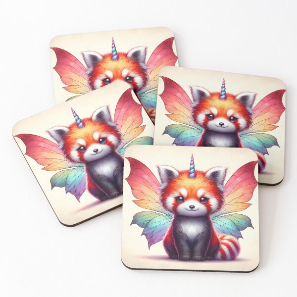 Item preview, Unicorn Red Panda, Ai Generated Art designed and sold by ACC .