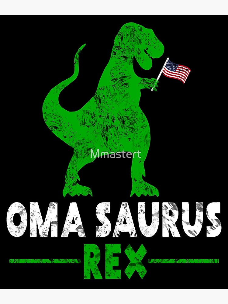 Mother's Day Dutch Grandma Gift Oma Saurus Rex Omasaurus Tee