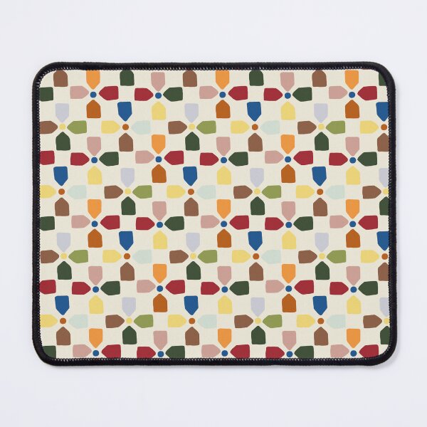 Item preview, Kingdom Tiles — Jewel Tone Folk Art Geometric designed and sold by Ema Tudose.