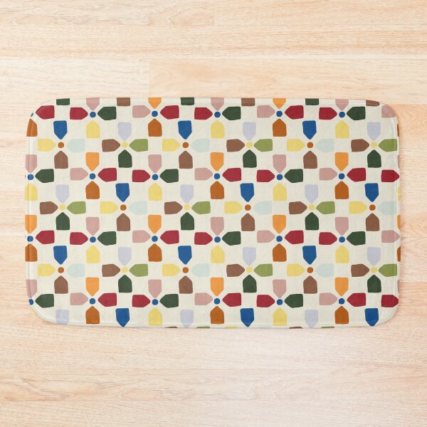 Item preview, Kingdom Tiles — Jewel Tone Folk Art Geometric designed and sold by Ema Tudose.