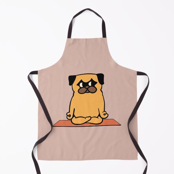 Item preview, Pug Yoga Lotus Pose designed and sold by Huebucket.