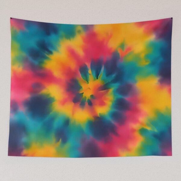 Item preview, Spiral Tie Dye – Vibrant Psychedelic Pattern designed and sold by PandaTShirtShop.